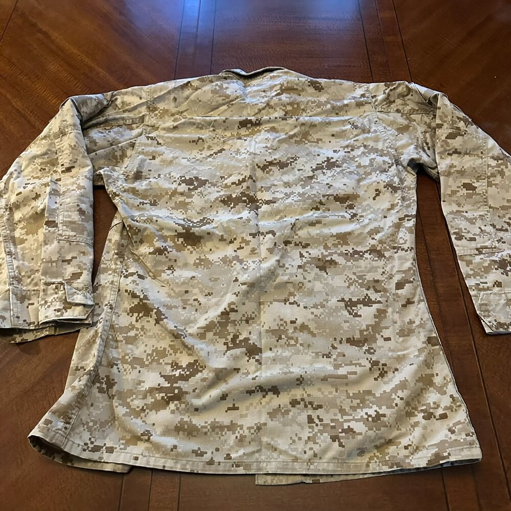 USMC Desert MARPAT Combat Blouse EA Industries SM-REG - Picture 7 of 7